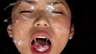 sexy asian cum facials - porn video