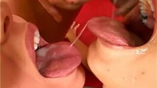 Sluts dildo fuck and cum swap - porn video