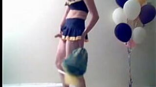 Amateur Tranny Cheerleader - porn video