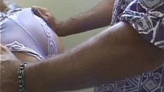 Young blonde having good sex in the bathroom - porn video