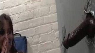Black Stranger at Gloryhole - porn video