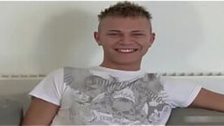 Horny teen Leroy jerking off gay video - porn video