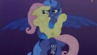 fluttershy and luna porn - porn video