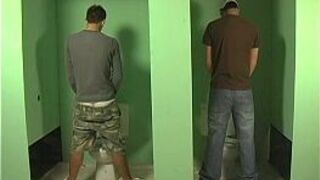 Two studs and a glory hole - porn video
