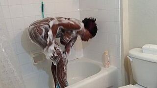 Watch me lather up in the shower - porn video