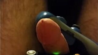Masturbation via Xbox Controller vibration - porn video
