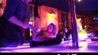 Girl showing off her stripper skills - porn video